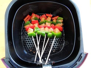 彩椒鸡肉串的做法步骤:7