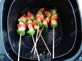 彩椒鸡肉串的做法步骤:8