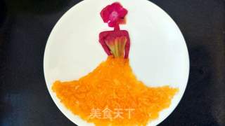 美人盘画的做法步骤:4