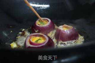 洋葱培根鸡蛋堡的做法步骤:7