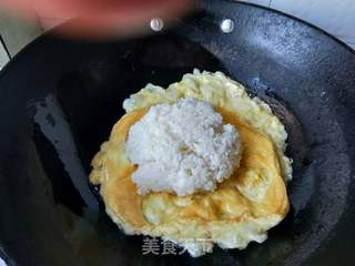 葱香蛋炒饭的做法步骤:8