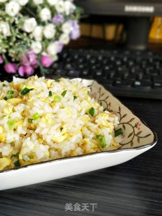 葱香蛋炒饭的做法步骤:12