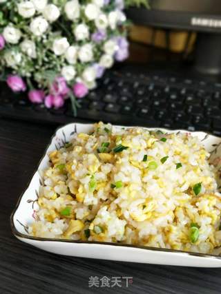 葱香蛋炒饭的做法步骤:13
