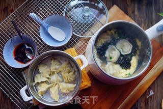 紫菜鸡蛋汤饺的做法步骤：9