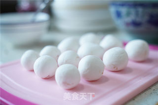 玫瑰红糖汤圆的做法步骤:7