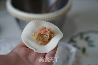 银鱼鲜肉汤饺的做法步骤:3