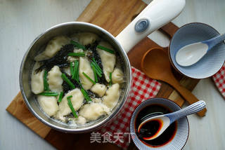 银鱼鲜肉汤饺的做法步骤:9
