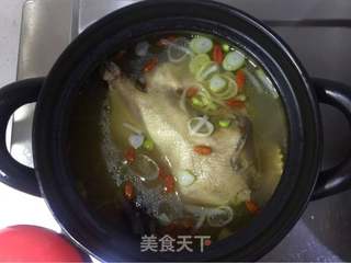 养生滋补韩式参鸡汤的做法步骤:19