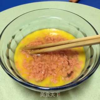 火腿厚蛋烧的做法步骤:6