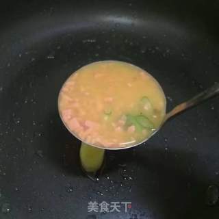 火腿厚蛋烧的做法步骤:8