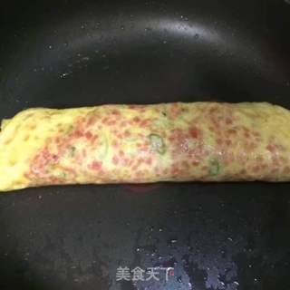 火腿厚蛋烧的做法步骤:13