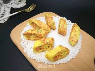 火腿厚蛋烧的做法步骤:15