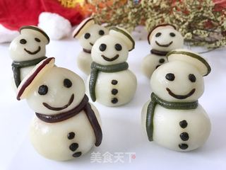 圣诞冰雪娃娃的做法步骤:14