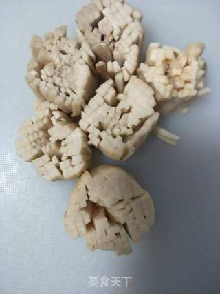 菊花杏鲍菇的做法步骤:4