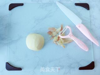 苹果香蕉白桃酱奶昔的做法步骤:2