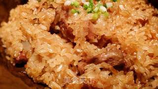 荷叶排骨糯米饭的做法步骤:5