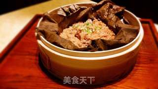 荷叶排骨糯米饭的做法步骤:7