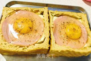 吐司托蛋的做法步骤：9