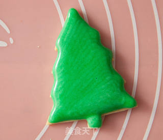 圣诞树饼干(不用模具也能做出)的做法步骤:13