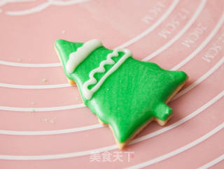 圣诞树饼干(不用模具也能做出)的做法步骤:14
