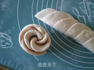 蒸玫瑰馒头的做法步骤:6