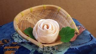 蒸玫瑰馒头的做法步骤：9