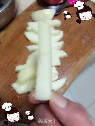 原创【?仙草味道?私房菜?】?女儿?的?味道??烘烤马铃薯条?的做法步骤:2