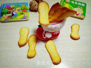 #烤箱美食#手指饼干的做法步骤:13