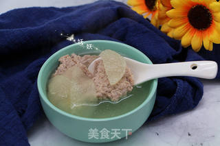 雪梨肉饼汤的做法步骤:12