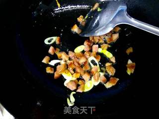 红肠蛋炒饭的做法步骤:8