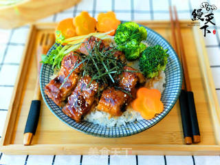 日式蒲烧鳗鱼饭的做法步骤:2