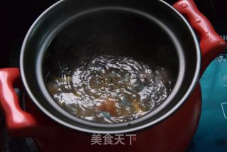 党参桂圆猪心汤的做法步骤:6