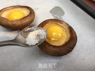 鹌鹑蛋烤香菇的做法步骤：6