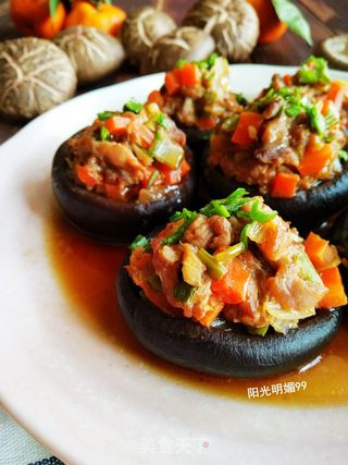 肉酿香菇盅的做法步骤:11