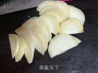 冬笋烧红极参的做法步骤:7