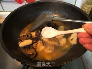 冬笋烧红极参的做法步骤:13