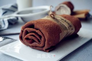可可毛巾卷的做法步骤:15