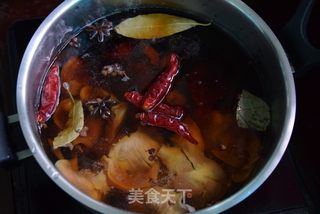 香辣卤鸡胗的做法步骤:4