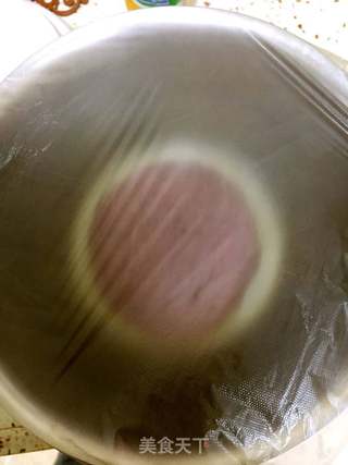 紫薯玫瑰馒头的做法步骤:5