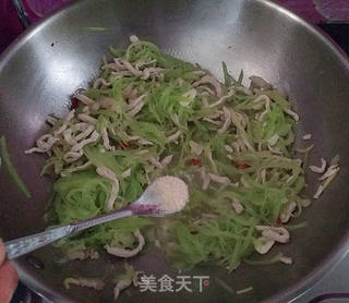 莴笋炒肉丝的做法步骤:14