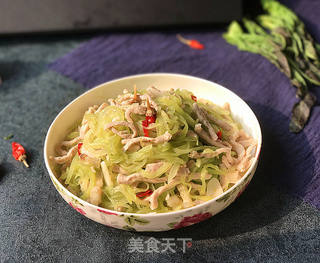 莴笋炒肉丝的做法步骤:15