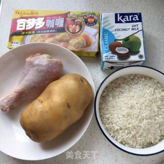 咖喱土豆焖饭的做法步骤：1