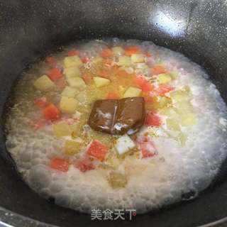 咖喱脆皮猪排饭的做法步骤:10