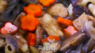 日式筑前煮的做法步骤:9