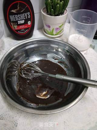 巧克力豆沙饼的做法步骤:2