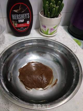 巧克力豆沙饼的做法步骤:3