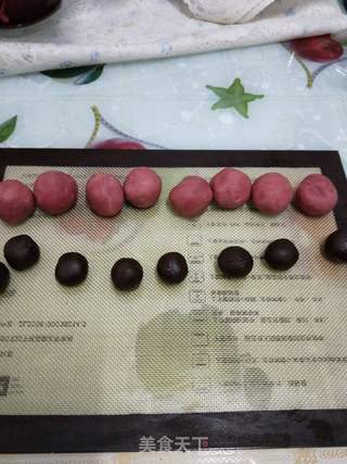 巧克力豆沙饼的做法步骤:6