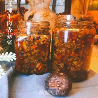 超好吃的麻辣牛肉香菇酱的做法步骤:11