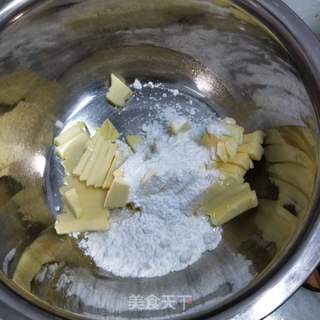 黄油黑芝麻小圆饼的做法步骤:4