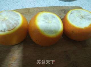蒸橙的做法步骤：1